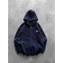 SIRT BASKILI OVERSIZE FERMUARLI HIRKA LACIVERT