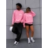 STW BİSİKLET YAKA SWEAT PEMBE