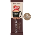 Mahbuba 2si1 Arada Şekersiz 36x4,5gr Mini Küçük Boy Ikramlık Otobüs Hazır Kahve Poşet