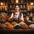 HURCİ BEYAZ ÇİKOLATA KAPLI BADEMLİ HURMA 1000 GR