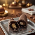 HURCİ BİTTER ÇİKOLATA KAPLI BADEMLİ HURMA 500 GR