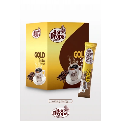 HOT DROPS Gold Kahve (100GR) 50 Adet X 2 Gr Hazır Granül Kahve