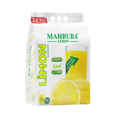 Mahbuba Limon Aromalı Soğuk Toz Içecek 24x11.2gr