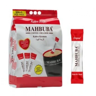 Mahbuba Kahve Kreması Beyazlatıcı Süt Tozu 100 + 5 Adet Hediyeli x 4,2 Gr