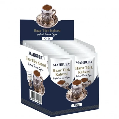 Mahbuba Orta Şekerli Hazır Türk Kahvesi 12x8gr