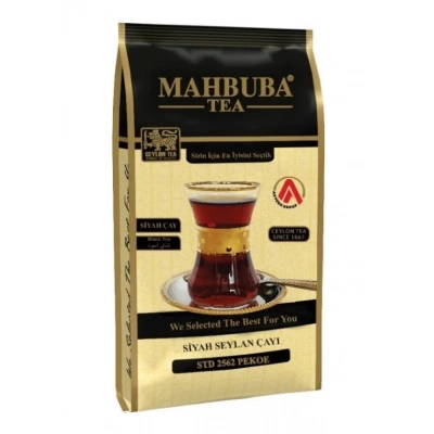 Mahbuba Std 2562 Super Pekoe Ithal Seylan Sri Lanka Ceylon Kaçak Siyah Yaprak Çayı 400 gr Poşet Ambalajlı