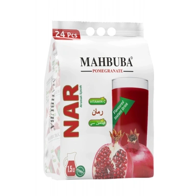 Mahbuba Nar Aromalı Soğuk Toz Içecek 24x11.2gr