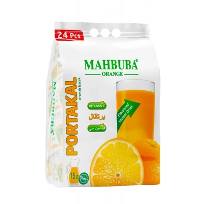 Mahbuba Portakal Aromalı Soğuk Toz Içecek 24x11.2gr