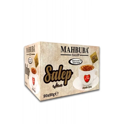 Mahbuba Salep Toz ( Sahlep ) Tarçınlı 20x20gr