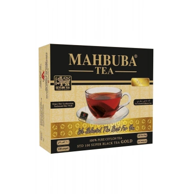 Mahbuba Std 100 Ithal Seylan Sri Lanka Ceylon Kaçak Sallama Süzen Bardak Poşet Siyah Yaprak Çayı 100x2gr