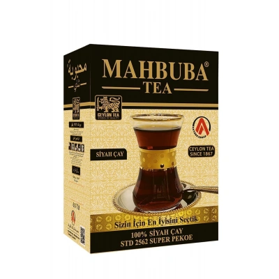 Mahbuba Std 2562 Super Pekoe Ithal Seylan Sri Lanka Ceylon Kaçak Siyah Yaprak Çayı 800gr