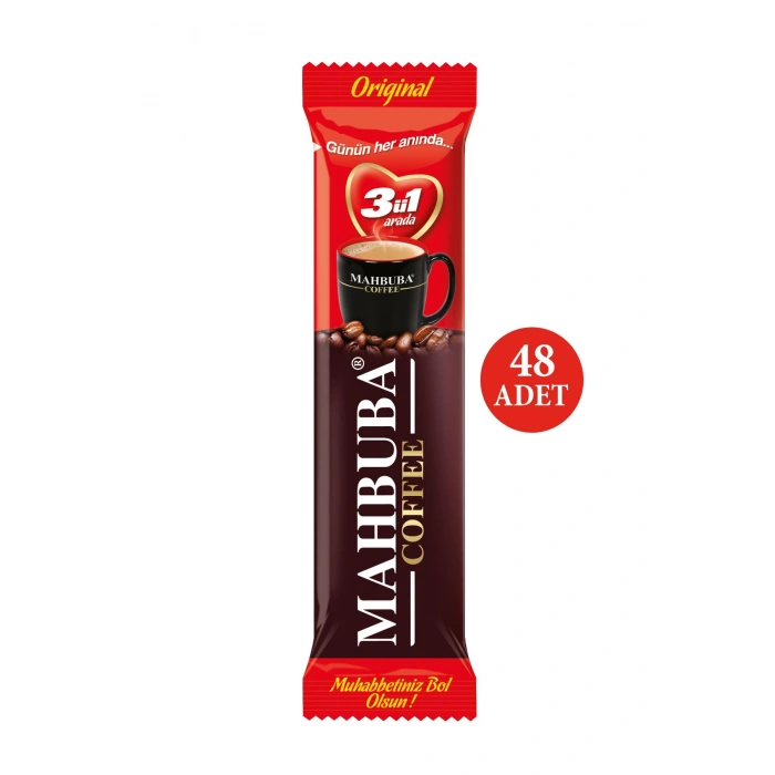 Mahbuba 3ü1 Arada Hazır Kahve 48x18gr