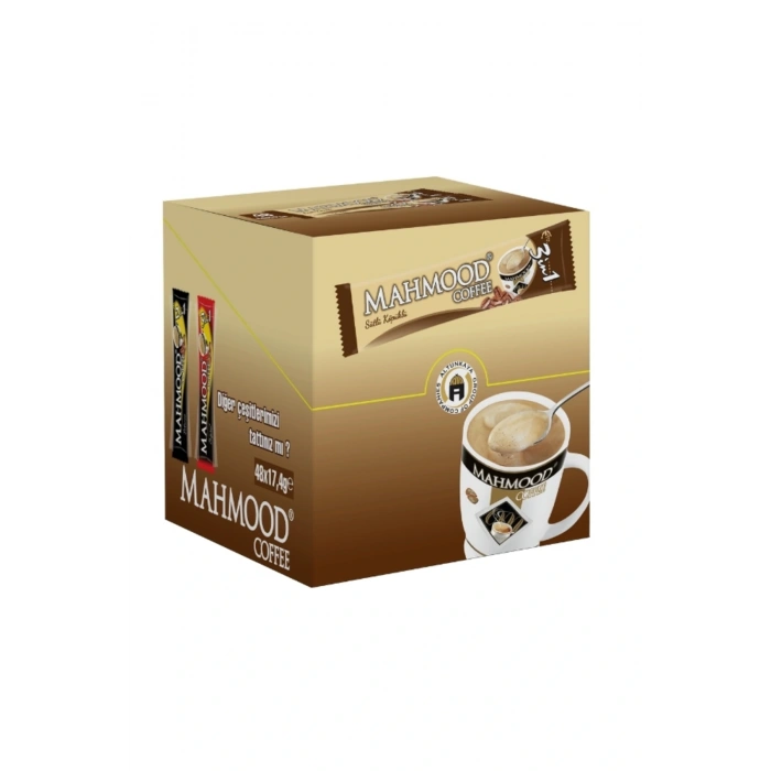 MAHMOOD COFFEE 3Ü1 ARADA SÜTLÜ KÖPÜKLÜ HAZIR KAHVE 48 ADET X 17,4 GR