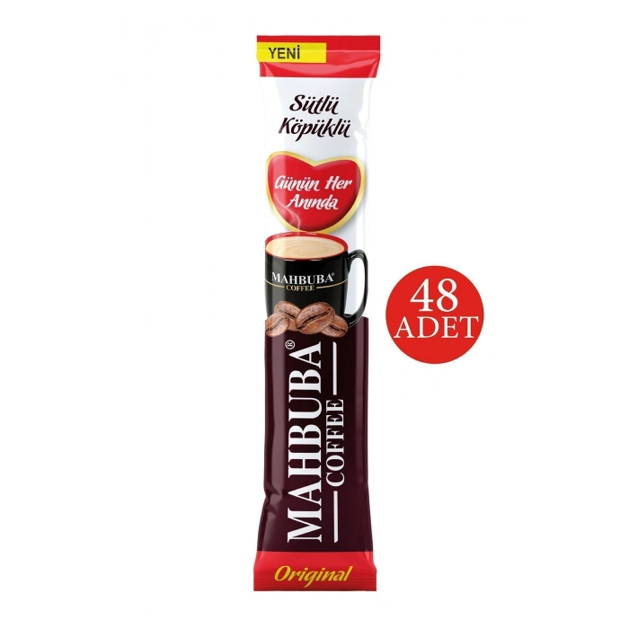 Mahbuba 3ü1 Arada Sütlü Köpüklü Hazır Kahve 48x18gr