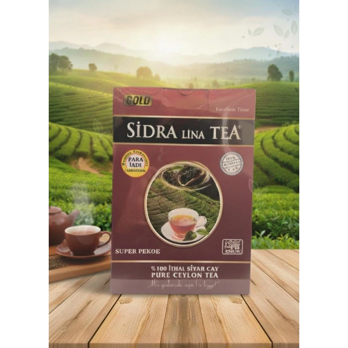 SİDRA LİNA İTHAL SİYAH SAF SEYLAN ÇAY 800 GR