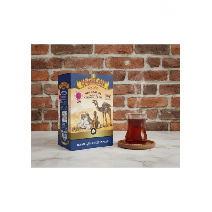 CAMELON İTHAL SİYAH SEYLAN ÇAYI MAVİ PAKET UZUN YAPRAK 800 GR