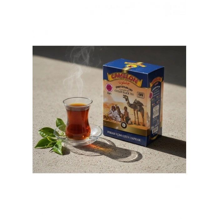 CAMELON İTHAL SİYAH SEYLAN ÇAYI MAVİ PAKET UZUN YAPRAK 800 GR