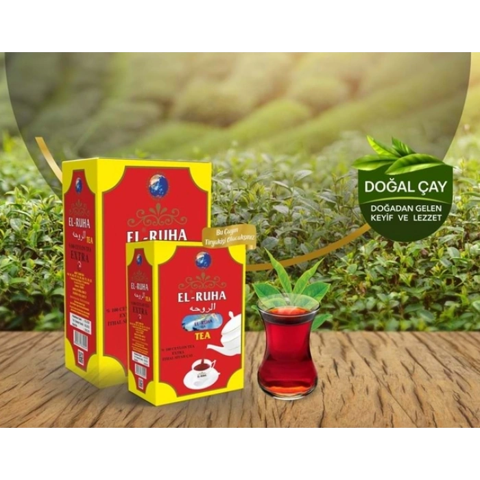 EL RUHA ÇAY CEYLON TEA İTHAL SİYAH ÇAY 400 GR