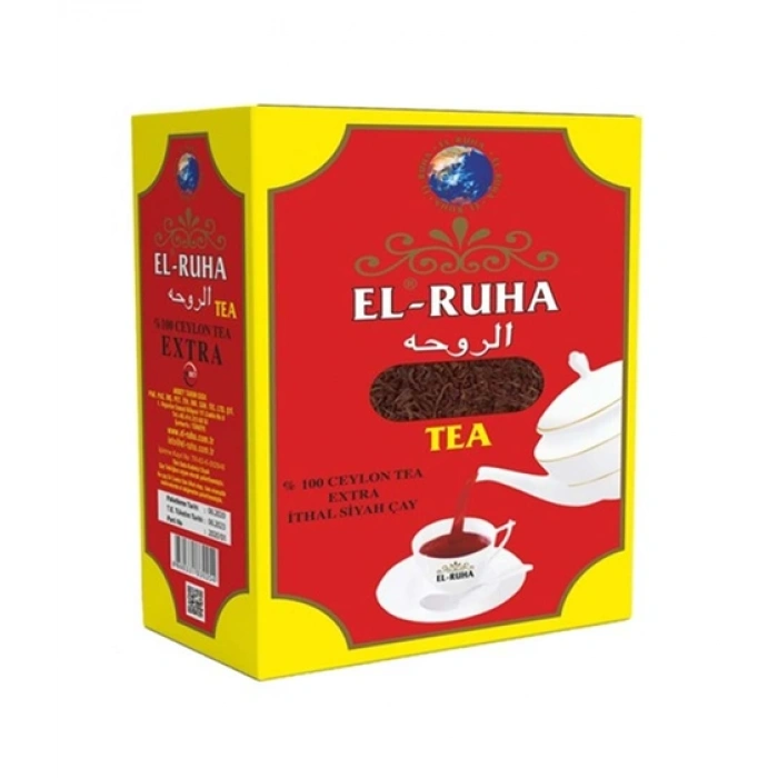EL RUHA ÇAY CEYLON TEA İTHAL SİYAH ÇAY 400 GR