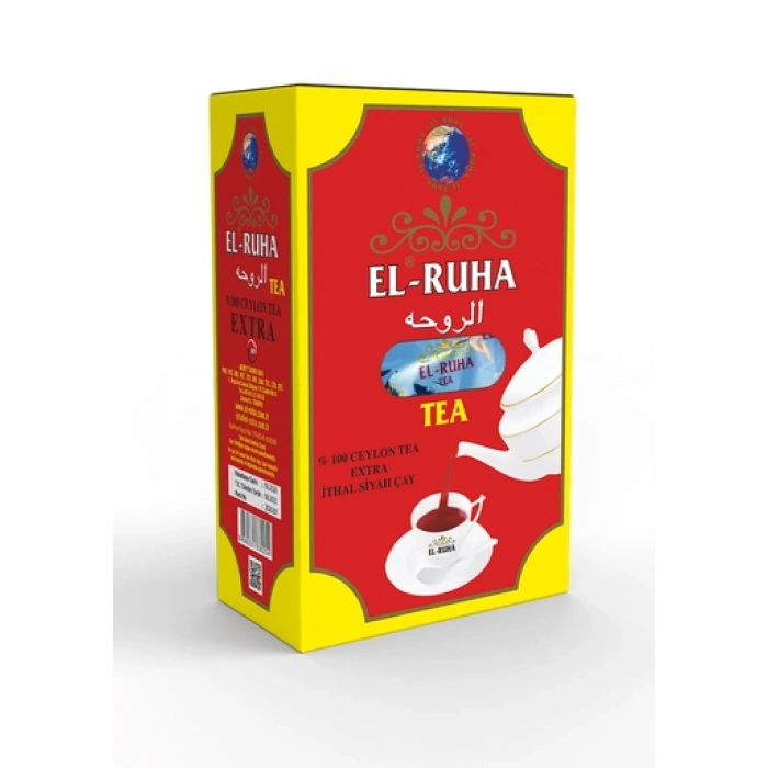 EL RUHA ÇAY CEYLON TEA İTHAL SİYAH ÇAY 800 GR