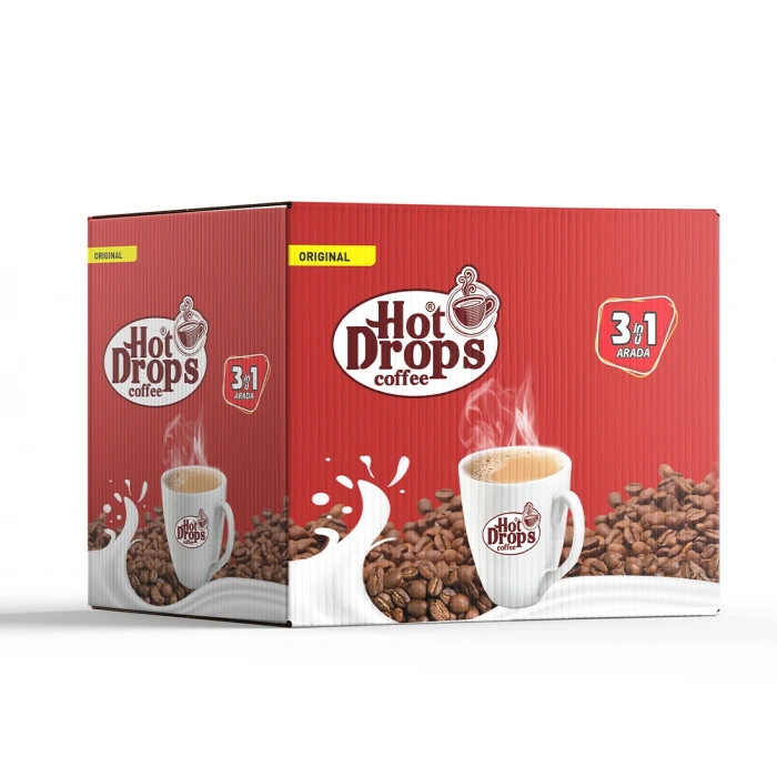 HOT DROPS 3Ü1 ARADA HAZIR KAHVE 50 ADET X 18 GR