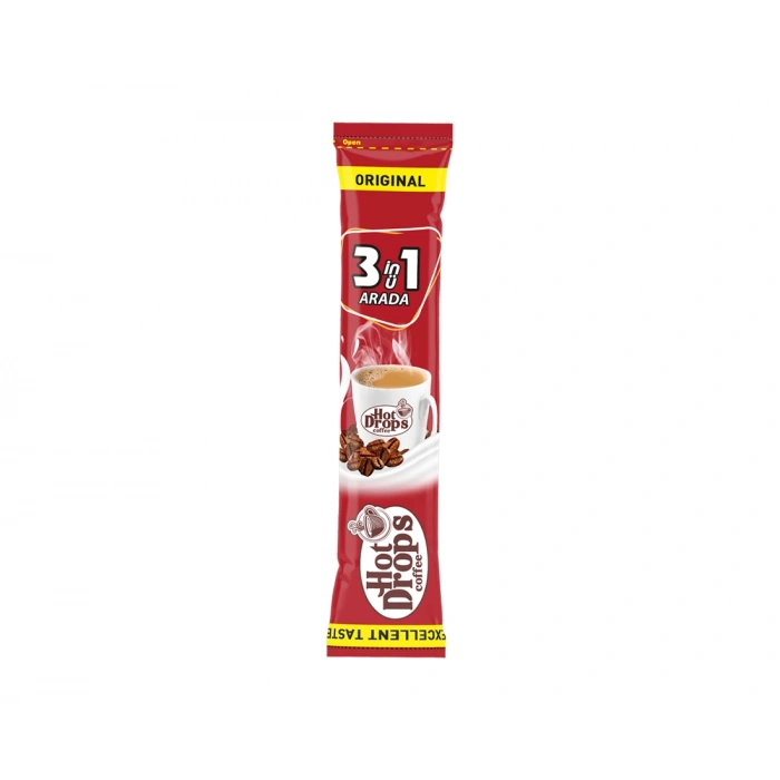 HOT DROPS 3Ü1 ARADA HAZIR KAHVE 50 ADET X 18 GR