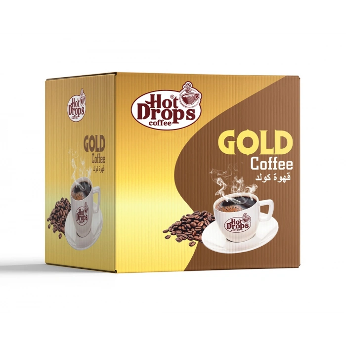 HOT DROPS Gold Kahve (100GR) 50 Adet X 2 Gr Hazır Granül Kahve