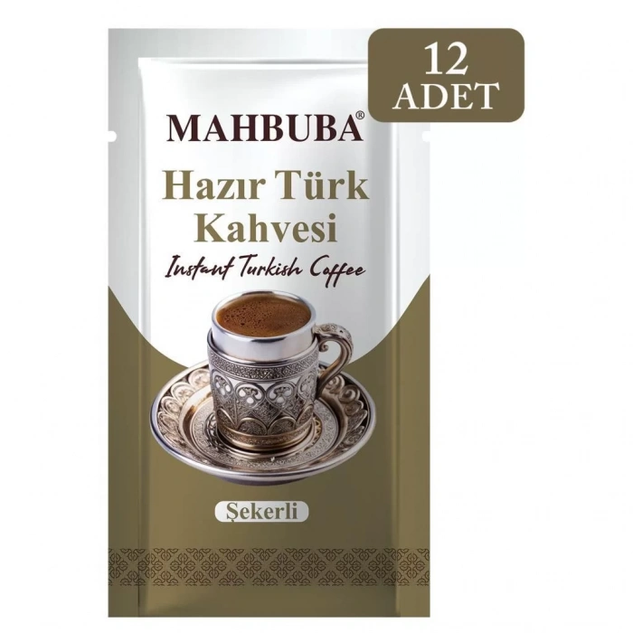 Mahbuba Şekerli Hazır Türk Kahvesi 12*9 Gr