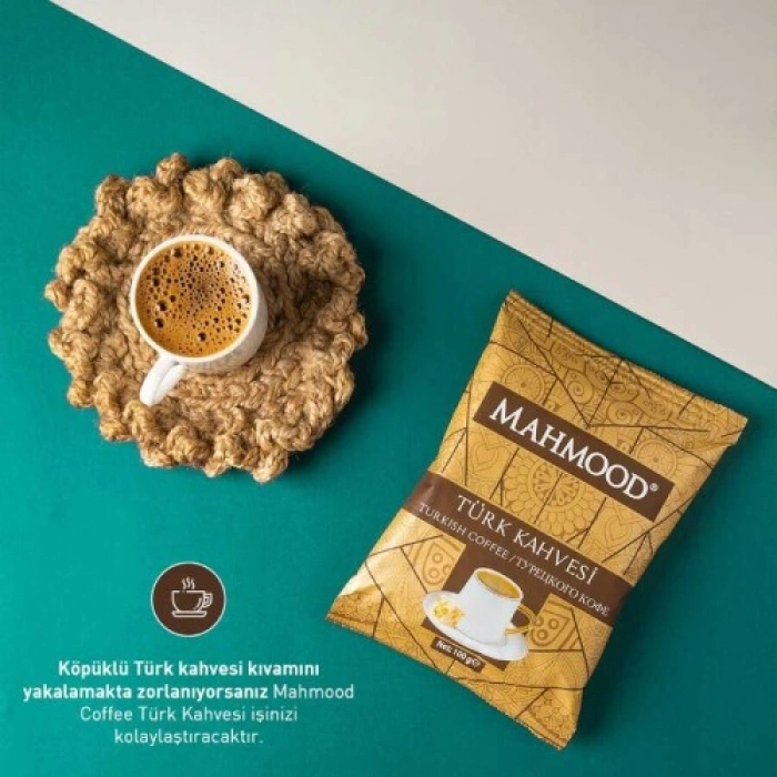 MAHMOOD ORTA KAVRULMUŞ TÜRK KAHVESİ 100 GR