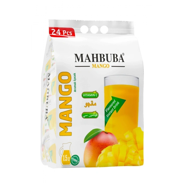 Mahbuba Mango Aromalı Soğuk Toz Içecek 24x11.2gr
