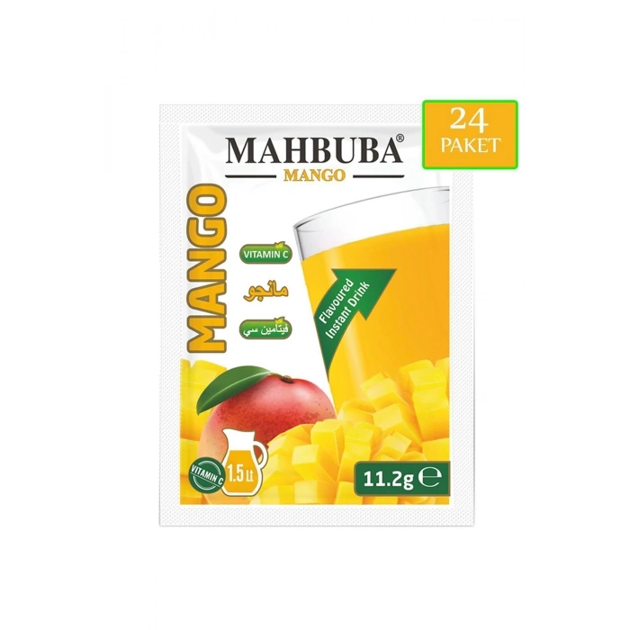 Mahbuba Mango Aromalı Soğuk Toz Içecek 24x11.2gr