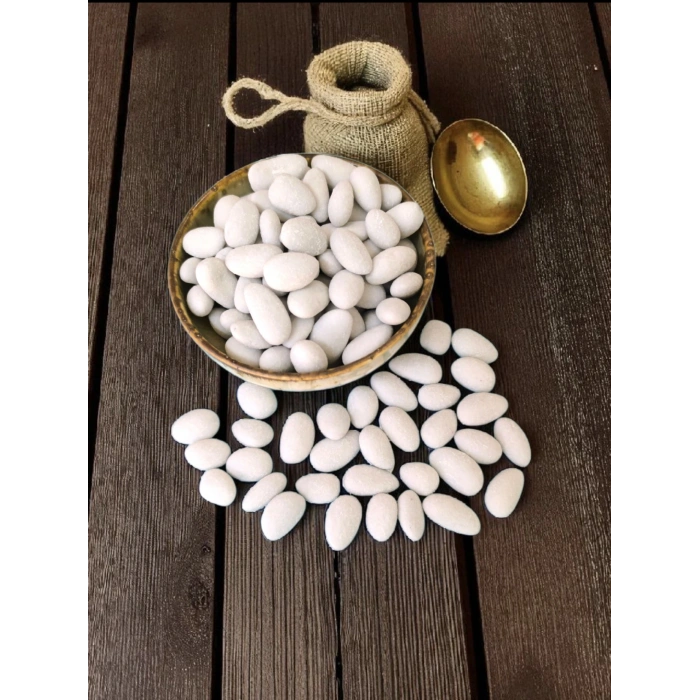 MİDYATGÖKALP MARDİN YÖRESEL BADEM ŞEKERİ BEYAZ 500 GR