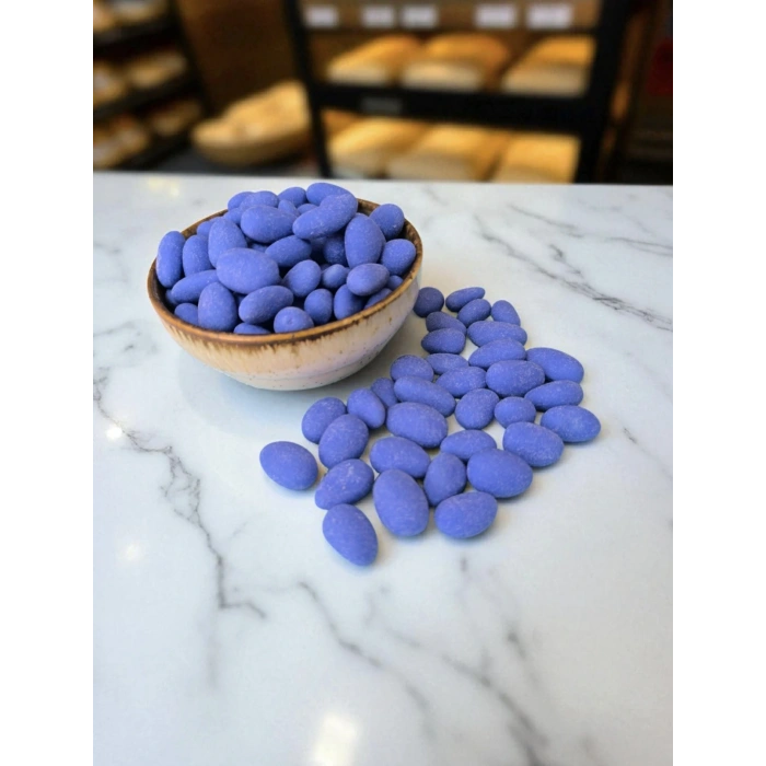 MİDYATGÖKALP MARDİN YÖRESEL BADEM ŞEKERİ MAVİ 1000 GR