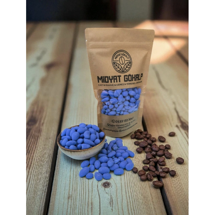 MİDYATGÖKALP MARDİN YÖRESEL BADEM ŞEKERİ MAVİ 1000 GR