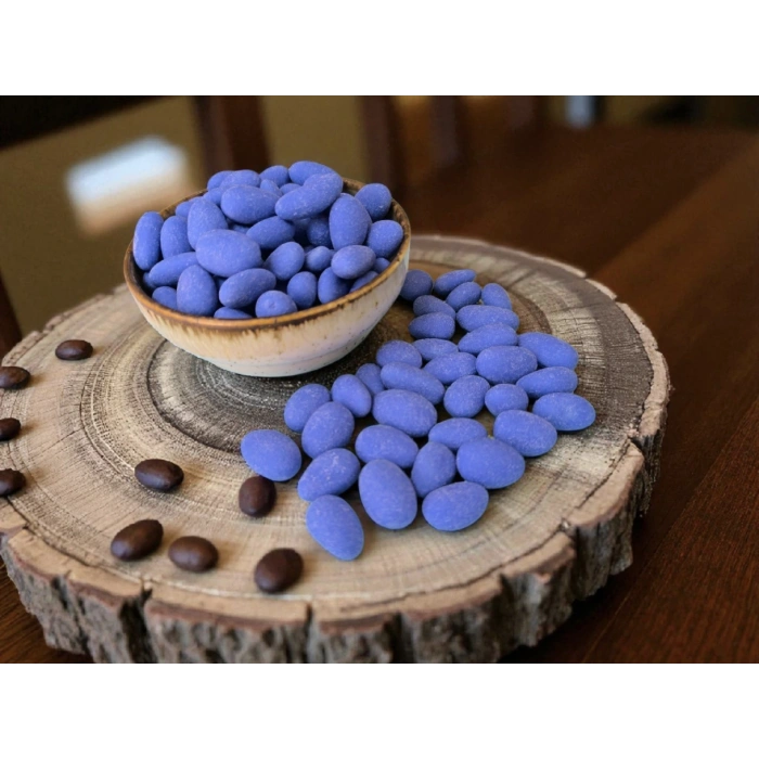 MİDYATGÖKALP MARDİN YÖRESEL BADEM ŞEKERİ MAVİ 1000 GR