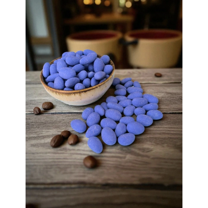 MİDYATGÖKALP MARDİN YÖRESEL BADEM ŞEKERİ MAVİ 1000 GR