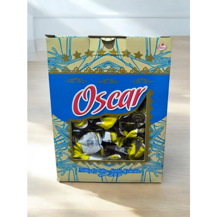 Oscar Fındık Aromalı Sütlü Kokolin Çikolatalı Şeker 1 Kg