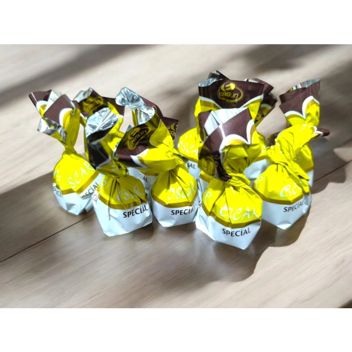 Oscar Fındık Aromalı Sütlü Kokolin Çikolatalı Şeker 1 Kg