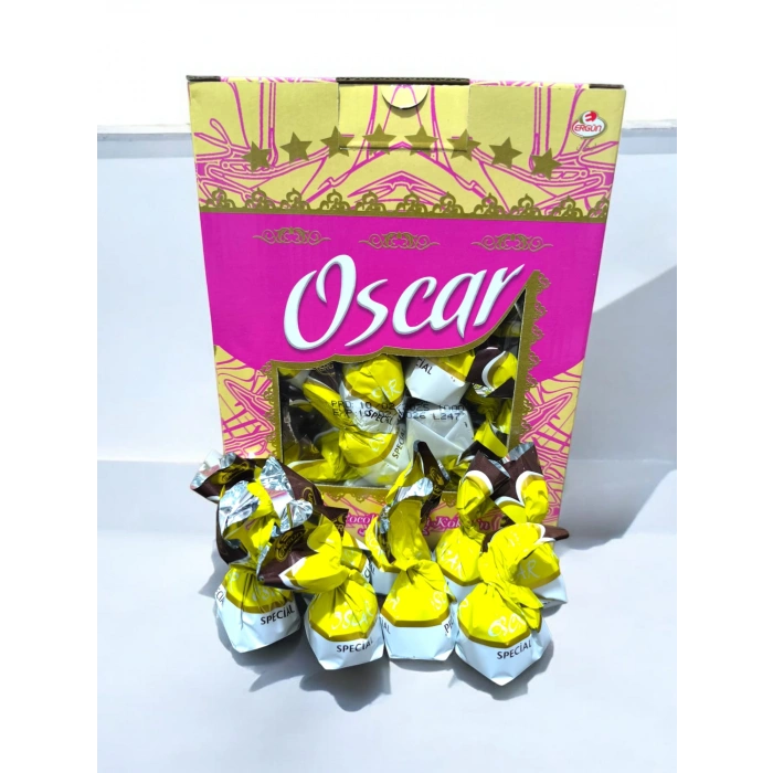 Oscar Fındık Aromalı Sütlü Kokolin Çikolatalı Şeker 1 Kg