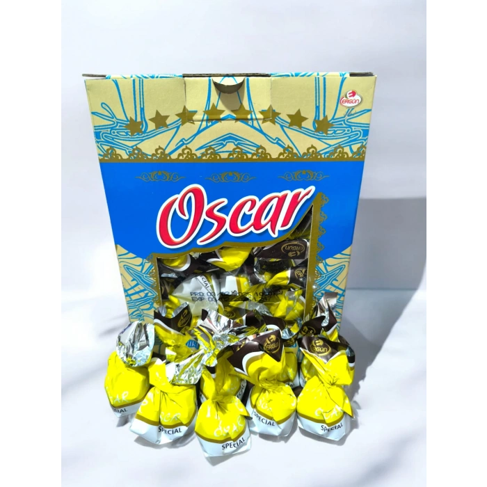 Oscar Fındık Aromalı Sütlü Kokolin Çikolatalı Şeker 1 Kg
