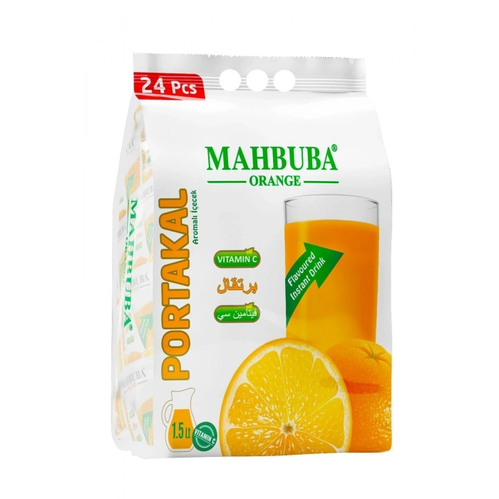 Mahbuba Portakal Aromalı Soğuk Toz Içecek 24x11.2gr