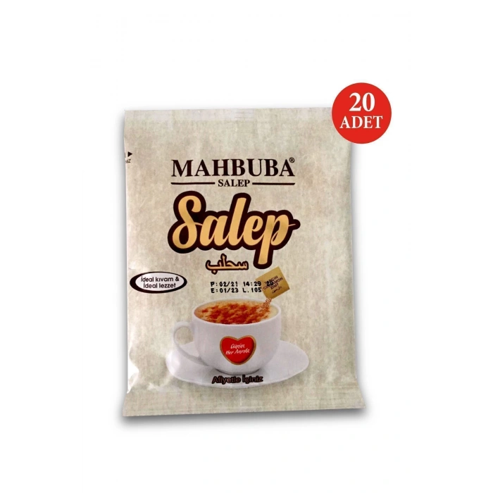 Mahbuba Salep Toz ( Sahlep ) Tarçınlı 20x20gr