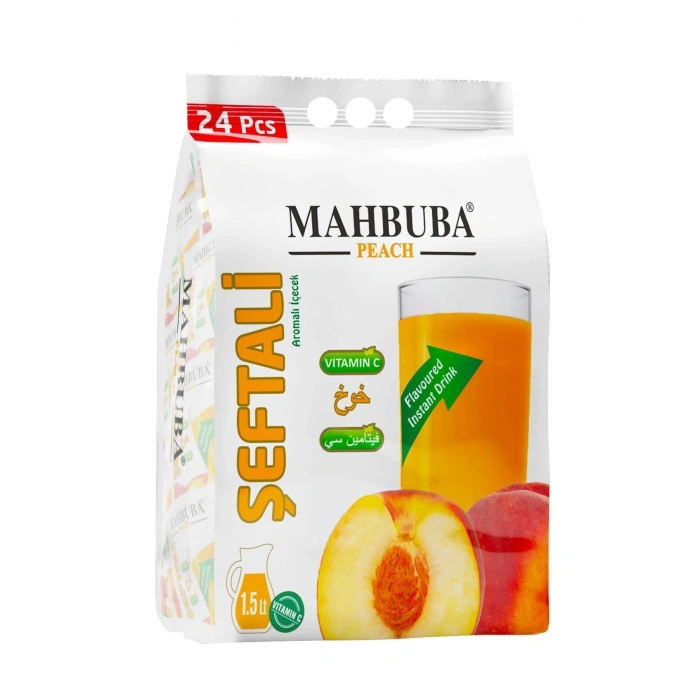 Mahbuba Şeftali Aromalı Soğuk Toz Içecek 24x11.2gr