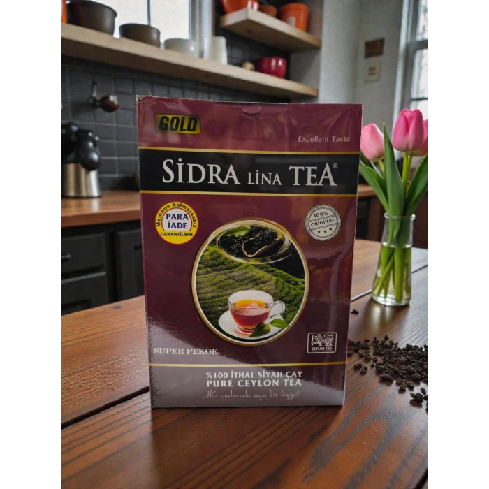 SİDRA LİNA İTHAL SİYAH SAF SEYLAN ÇAY 800 GR