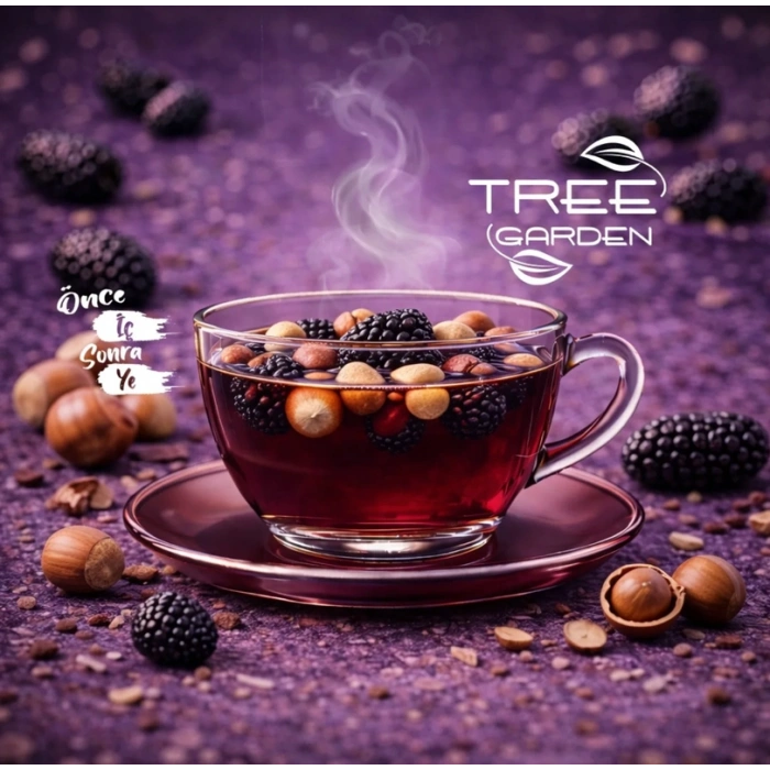 Tree Garden Yenilebilir Fındıklı Karadut Çayı 200 gr