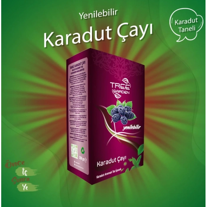Tree Garden Yenilebilir Karadut Çayı 250 gr
