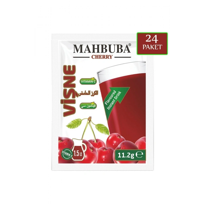 Mahbuba Vişne Aromalı Soğuk Toz Içecek 24x11.2gr