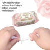 FLYFİX ROSE GÜL KOKULU ISLAK HAVLU 100 ADET X 12 PAKET