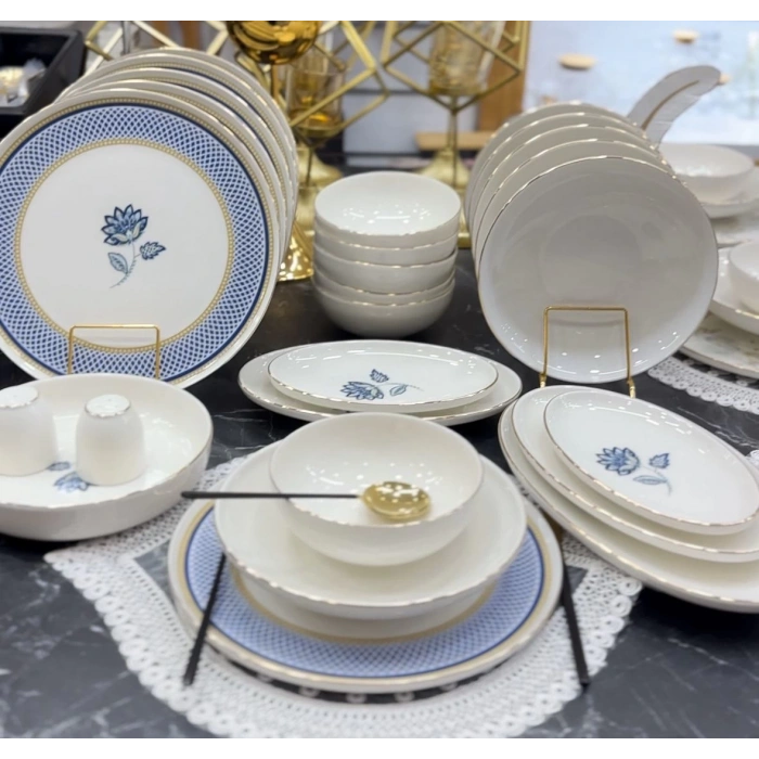 12 kişilik 46 parça yemek takımı