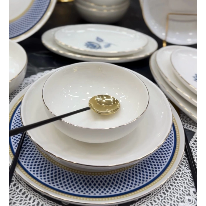 12 kişilik 46 parça yemek takımı